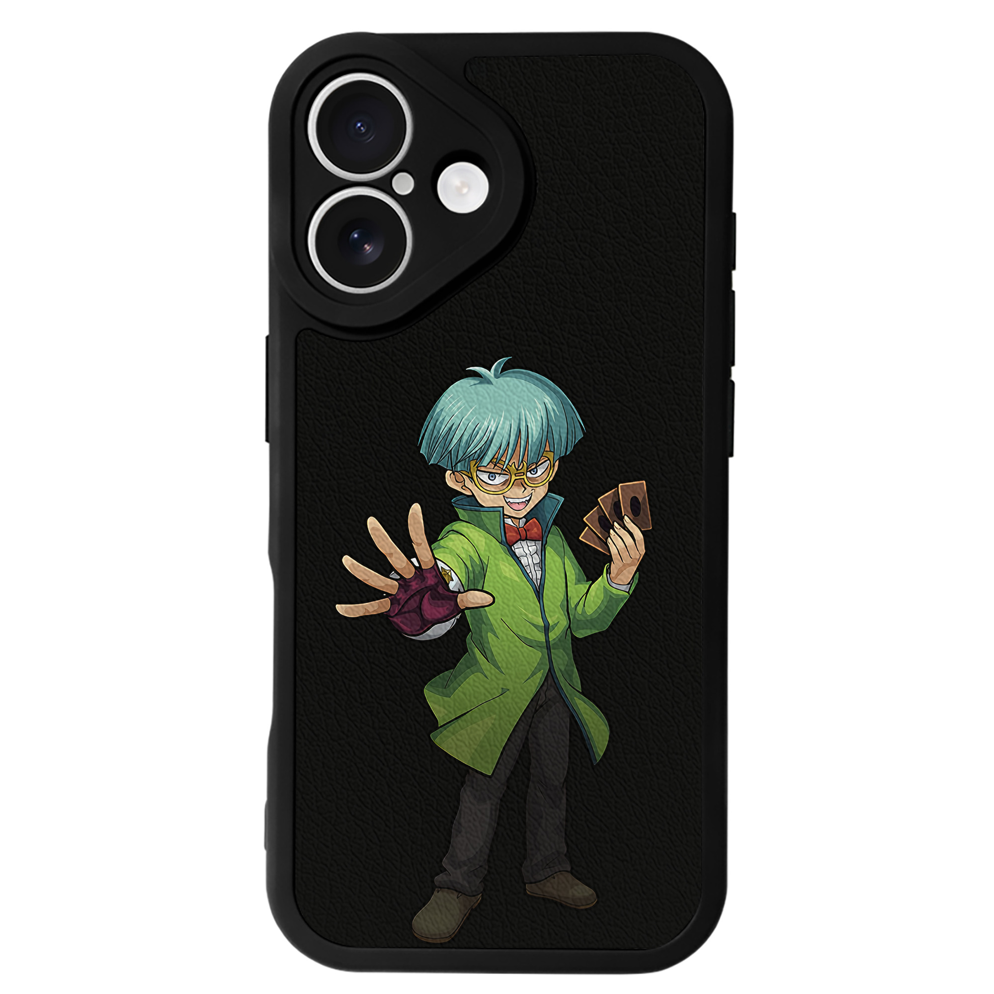 遊☆戯☆王 Yu-Gi-Oh! 【iPhone 16シリーズ対応】シリコンスマホケース（レザー調） 材質：シリコン